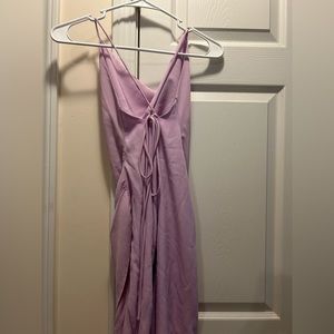 Lucy In The Sky: Love Lies Chiffon Dress in Lavender